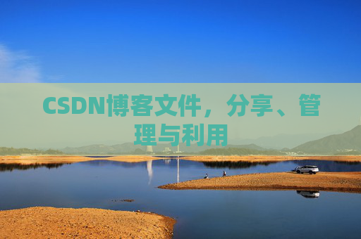 CSDN博客文件，分享、管理与利用
